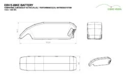 E-Bike Vision - EBV Batterie De Cadre Compatible Bosch Active (Plus) / Performance (CX) 36 V -EBike24 Soldes 540 3840x2160