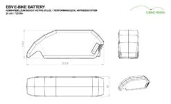 E-Bike Vision - EBV Batterie De Cadre Compatible Bosch Active (Plus) / Performance (CX) 36 V -EBike24 Soldes e bike vision batterie de cadre compatible bosch active performance 2 3840x2160