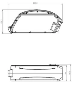 E-Bike Vision - EBV Batterie De Cadre Compatible Bosch Powerpack Classic Line -EBike24 Soldes e bike vision batterie de cadre compatible bosch classic line 2 3840x2160