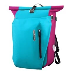 Ortlieb - Vario PS - Sacoche Vélo Convertible En Sac à Dos 26L -EBike24 Soldes ortlieb vario ps cyber blue pink sacoche de velo avant 3840x2160